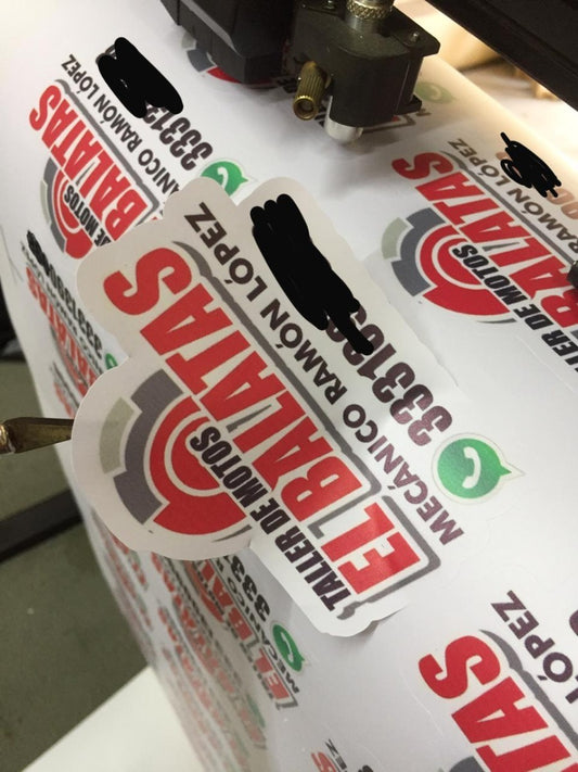 5,000 Stickers 4x2 Impresión Corte Etiquetas Personalizadas