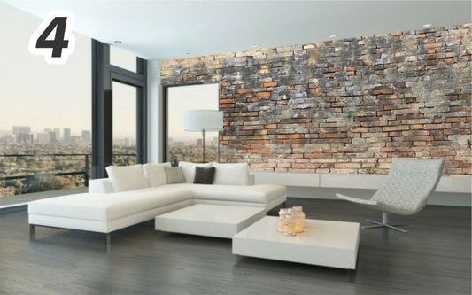 Tapiz De Piedra Laja Ladrillo Autoadherible Pared, A Elegir