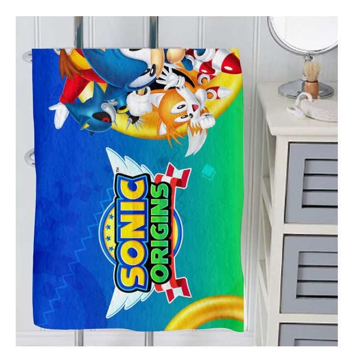 Toalla De Baño Premium Sonic 1.47x77cm Microfibra