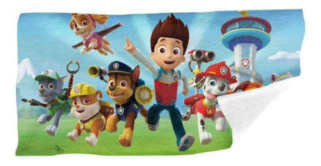 Toalla De Baño Premium Paw Patrol 1.47x77cm Microfibra