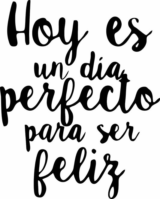 Vinil Decorativo Pared Día Perfecto