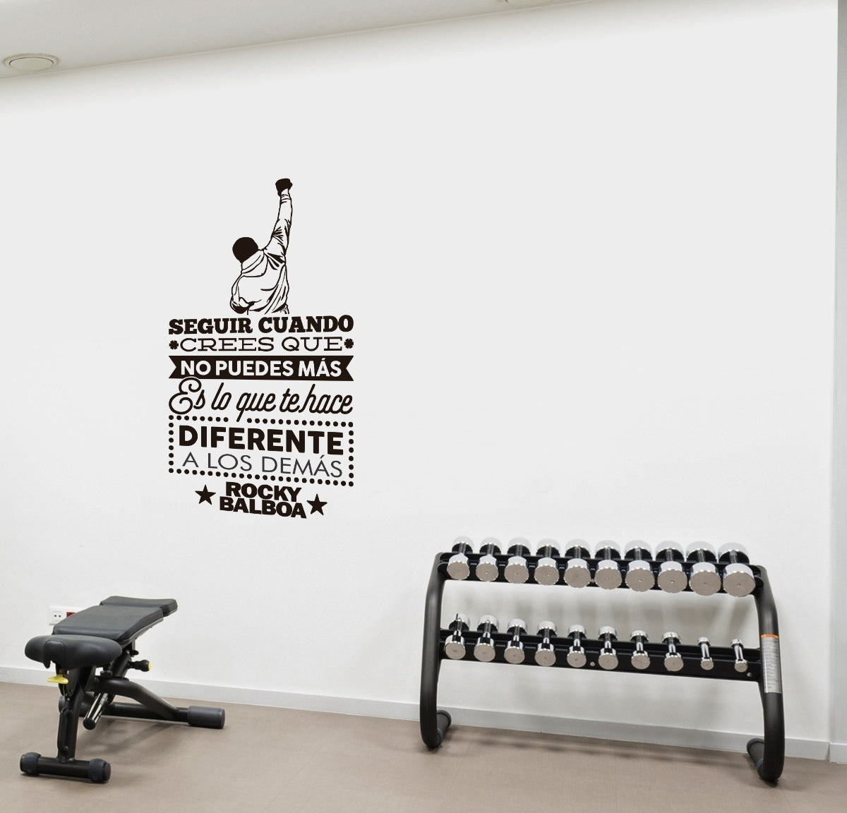 Vinil Decorativo Pared Rocky Balboa