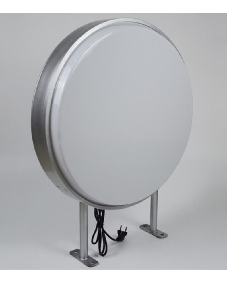 Caja De Luz Anuncio Luminoso Circular