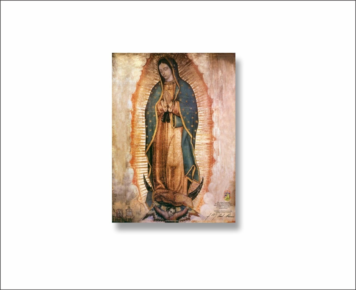 Virgen De Guadalupe Cuadro Decorativo Canvas 55x40