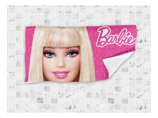 Toalla De Baño Premium Barbie 1.47x77cm Microfibra