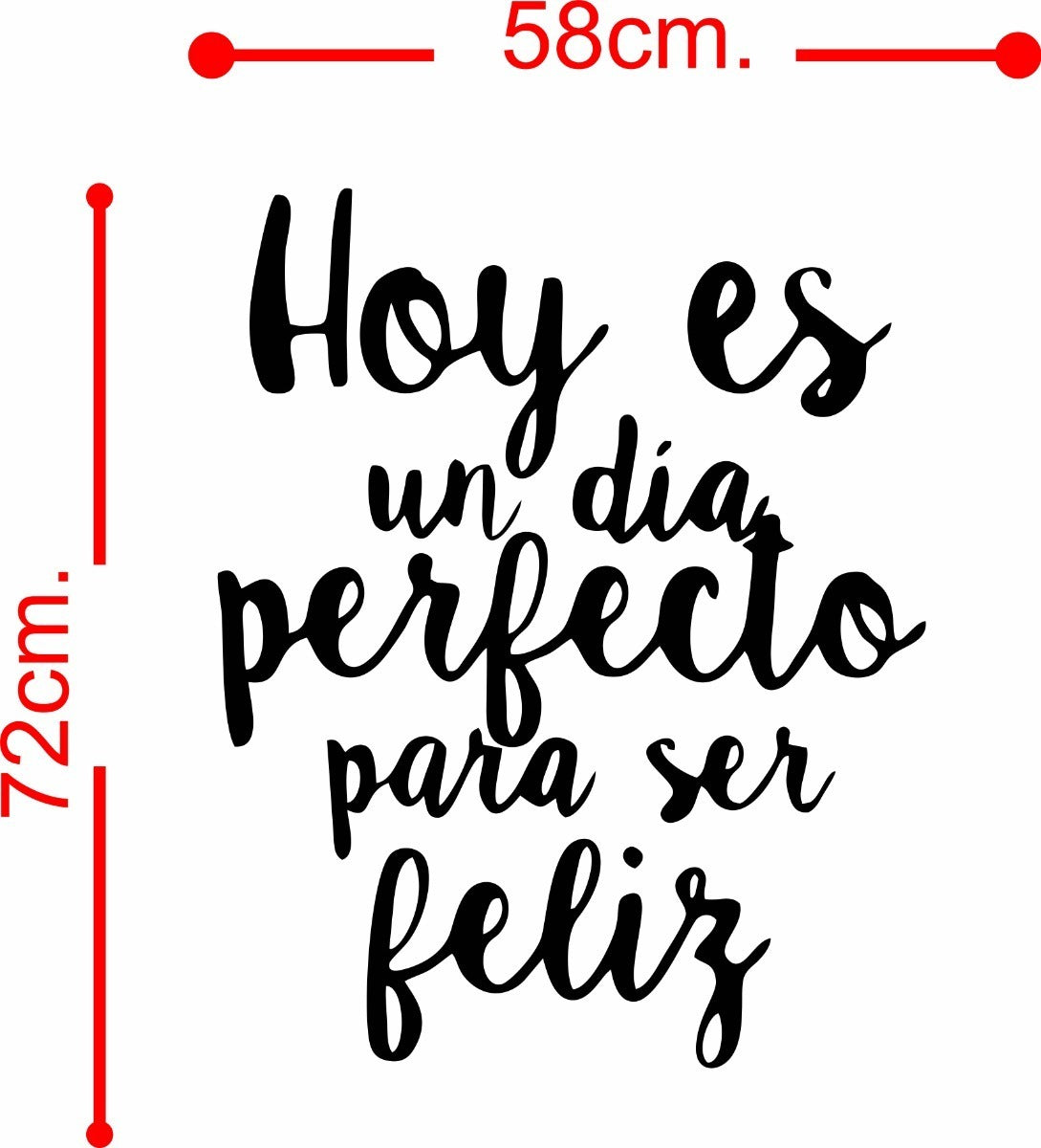 Vinil Decorativo Pared Día Perfecto