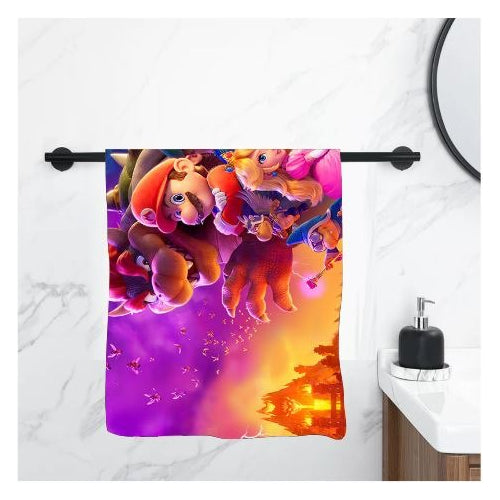 Toalla De Baño Premium Super Mario 1.47x77cm Microfibra
