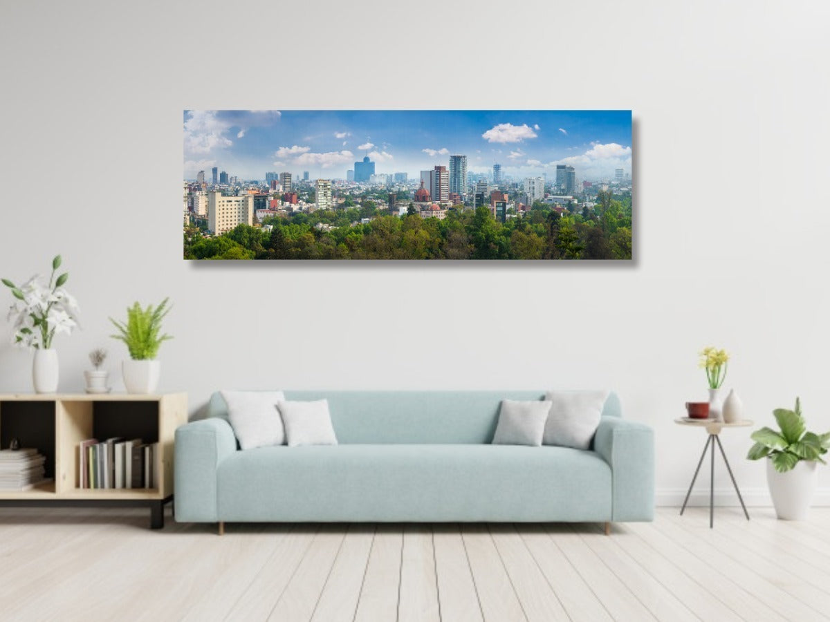 Cuadro Decorativo Canvas Cdmx Panorámico Full Hd