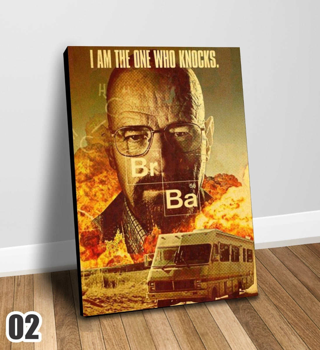 Cuadro Decorativo Impreso En Canvas Calidad Breaking Bad