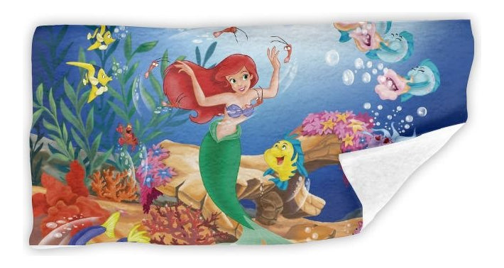 Toalla De Baño Premium Sirenita 1.47x77cm Microfibra