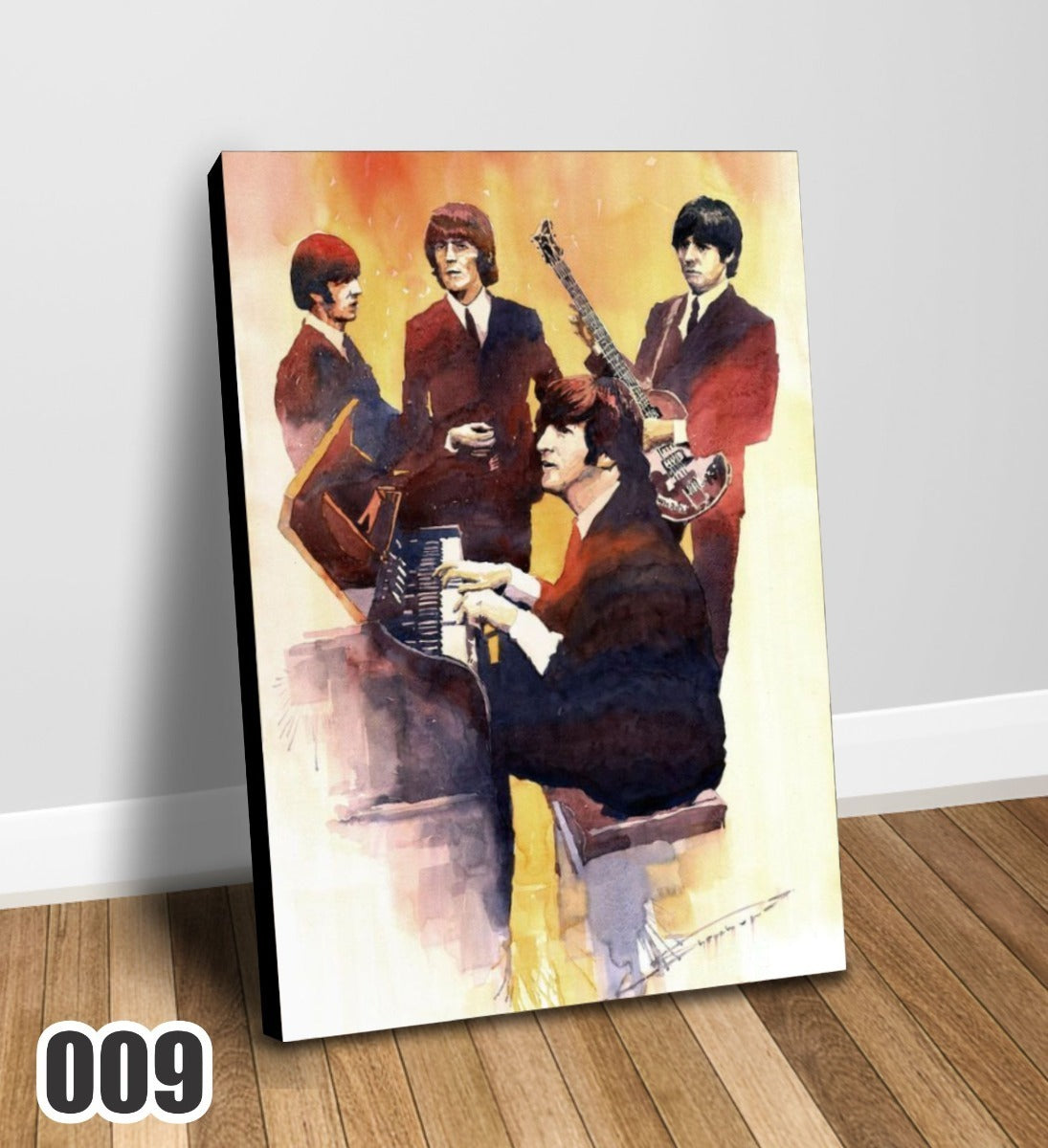 Los Beatles Cuadro Decorativo Impreso En Canvas