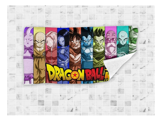 Toalla De Baño Premium Dragonball/goku 1.47x77cm Microfibra