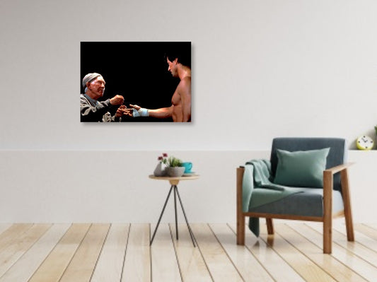 Rocky Ii Cuadro Decorativo Canvas 55x40