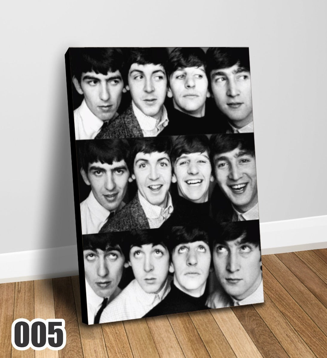Los Beatles Cuadro Decorativo Impreso En Canvas