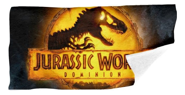 Toalla De Baño Premium Jurassic Park 1.47x77cm Microfibra