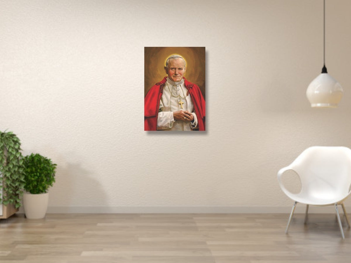 Cuadro Decorativo Canvas 55x40 Papa Juan Pablo Ii 3