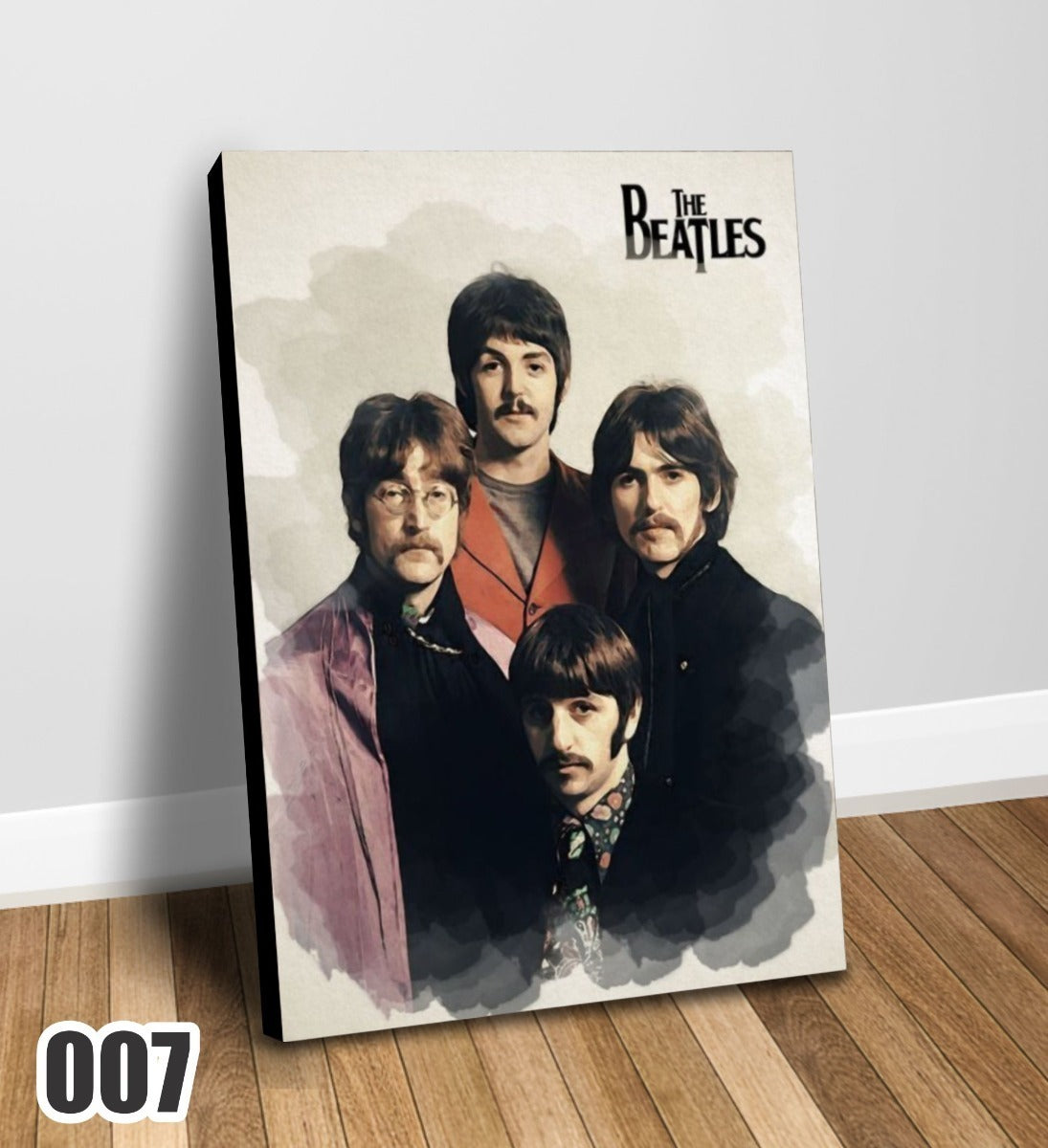 Los Beatles Cuadro Decorativo Impreso En Canvas