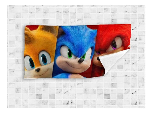 Toalla De Baño Premium Sonic 1.47x77cm Microfibra