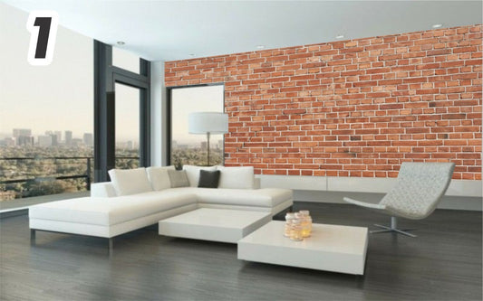 Tapiz De Piedra Laja Ladrillo Autoadherible Pared, A Elegir