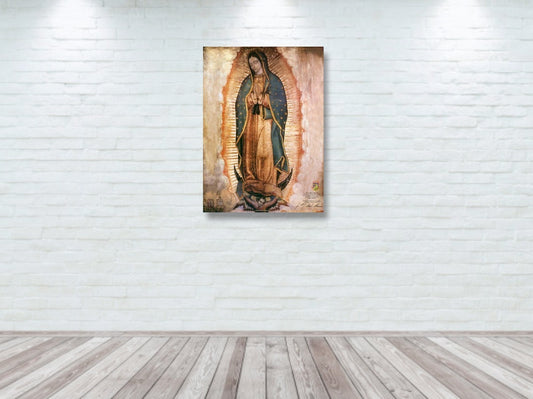 Virgen De Guadalupe Cuadro Decorativo Canvas 55x40