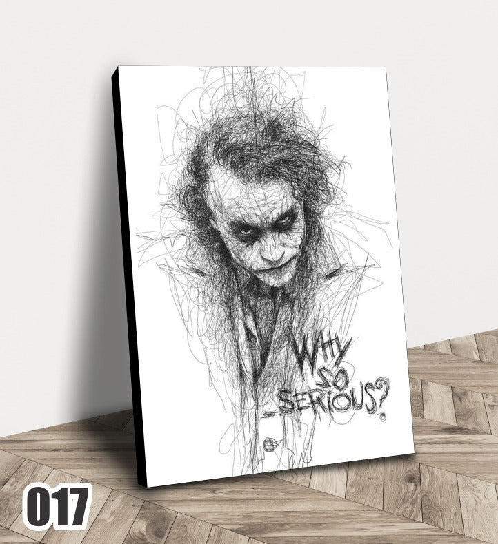 Cuadro Decorativo Impreso En Canvas Joker