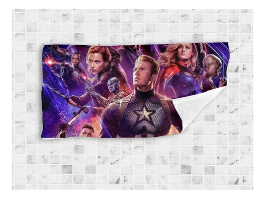 Toalla De Baño Premium Avengers 1.47x77cm Microfibra