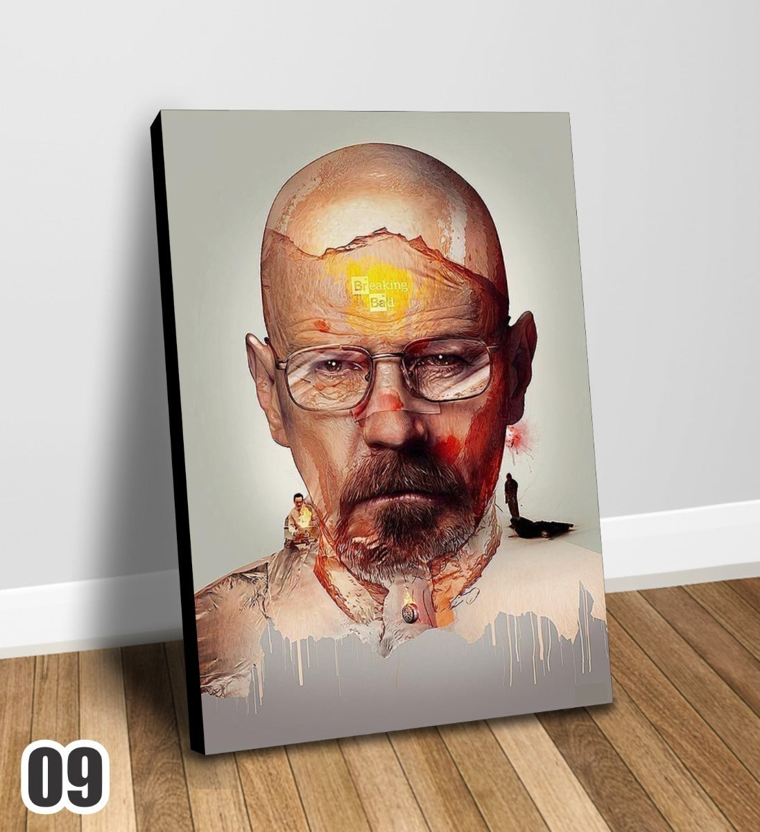 Cuadro Decorativo Impreso En Canvas Calidad Breaking Bad