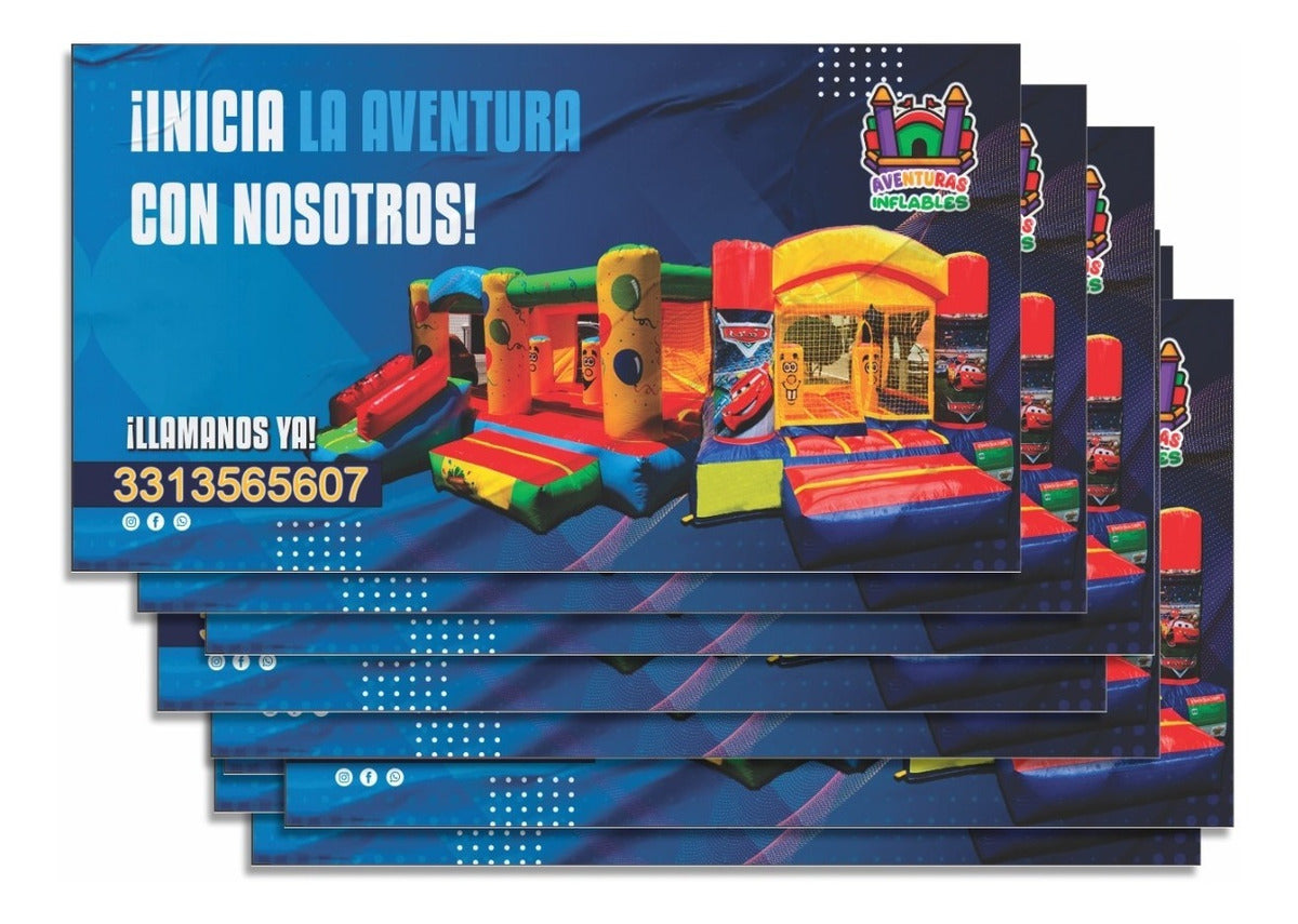 Iman Publicitario Personalizado-1000 Pza.-a Todo Color-9x5cm