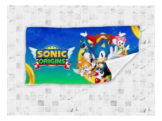 Toalla De Baño Premium Sonic 1.47x77cm Microfibra