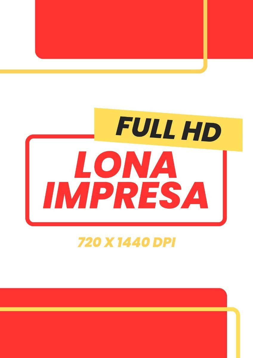 2 Lonas Impresas Full Hd  De 2.60x1.80m C/u Sin Diseño