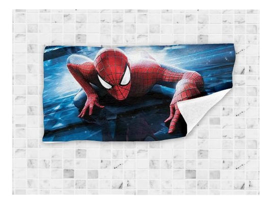 Toalla De Baño Premium Spiderman 1.47x77cm Microfibra