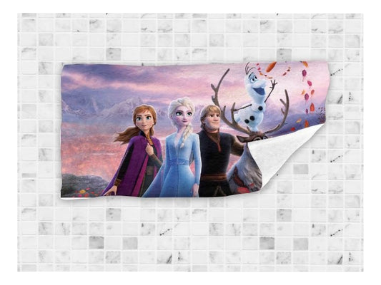 Toalla De Baño Premium Frozen 1.47x77cm Microfibra
