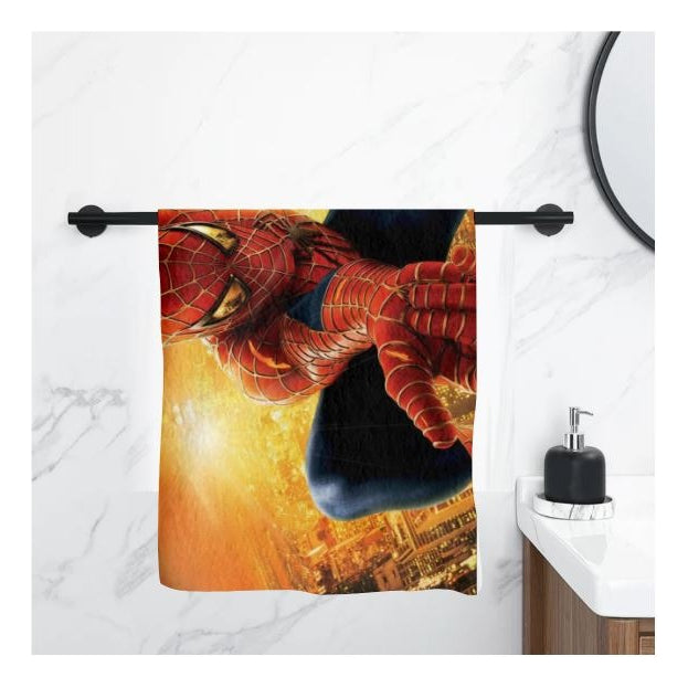 Toalla De Baño Premium Spiderman 1.47x77cm Microfibra