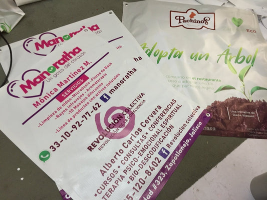 2 Lonas Impresas Full Hd  De 2.60x1.80m C/u Sin Diseño