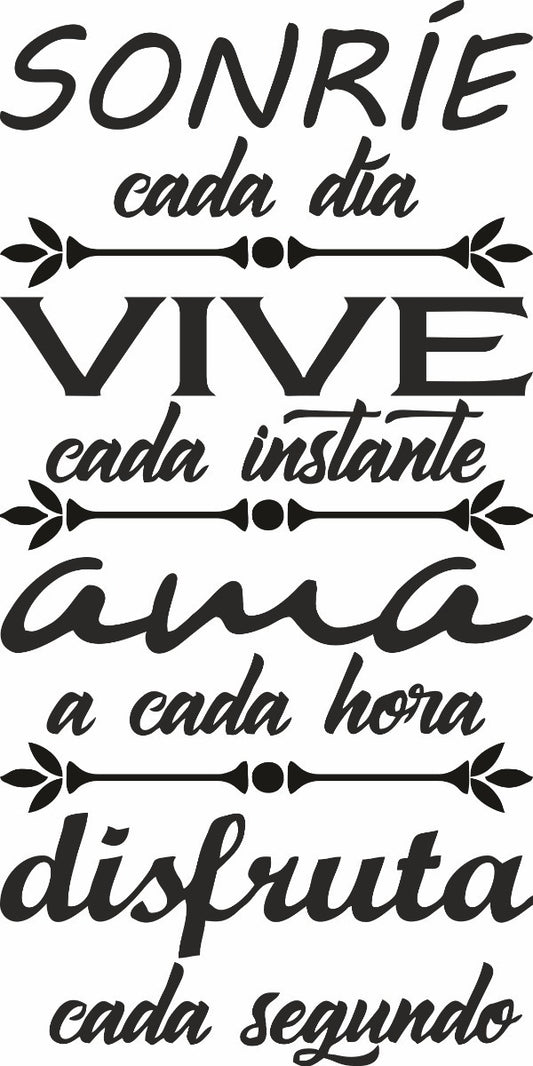 Vinil Decorativo Pared Sonríe