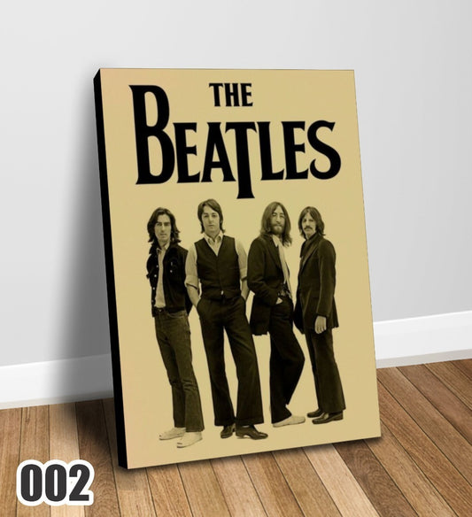 Los Beatles Cuadro Decorativo Impreso En Canvas