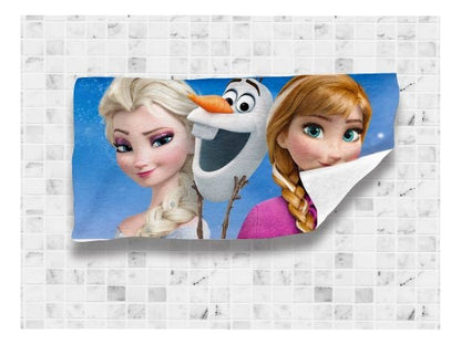 Toalla De Baño Premium Frozen 1.47x77cm Microfibra