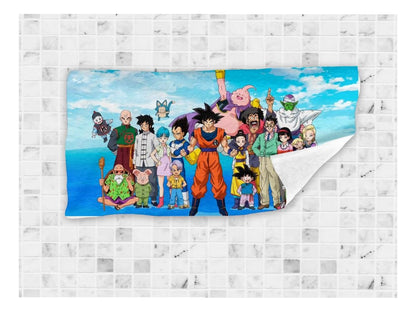 Toalla De Baño Premium Dragonball/goku 1.47x77cm Microfibra