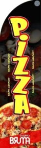 Bandera Publicitaria Pizza (solo Tela) 3.5m