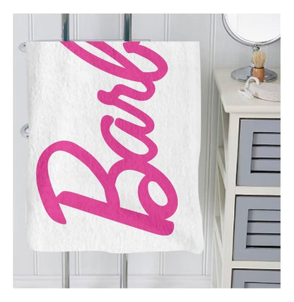 Toalla De Baño Premium Barbie 1.47x77cm Microfibra