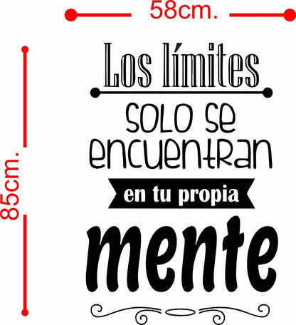 Vinil Decorativo Pared Los Límites