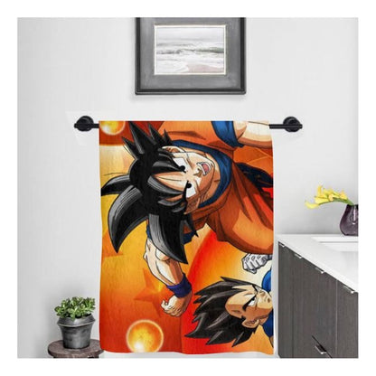 Toalla De Baño Premium Dragonball/goku 1.47x77cm Microfibra