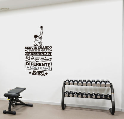 Vinil Decorativo Pared Rocky Balboa