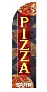 Bandera Publicitaria Pizza (solo Tela) 3.5m