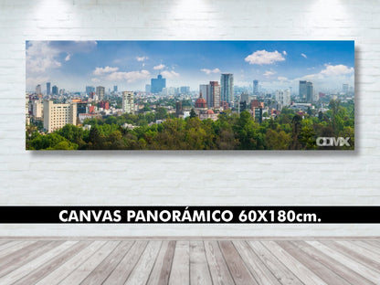 Cuadro Decorativo Canvas Cdmx Panorámico Full Hd
