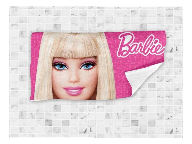 Toalla De Baño Premium Barbie 1.47x77cm Microfibra