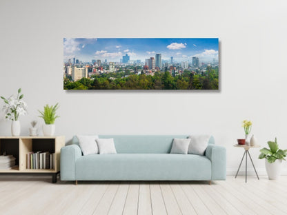 Cuadro Decorativo Canvas Cdmx Panorámico Full Hd