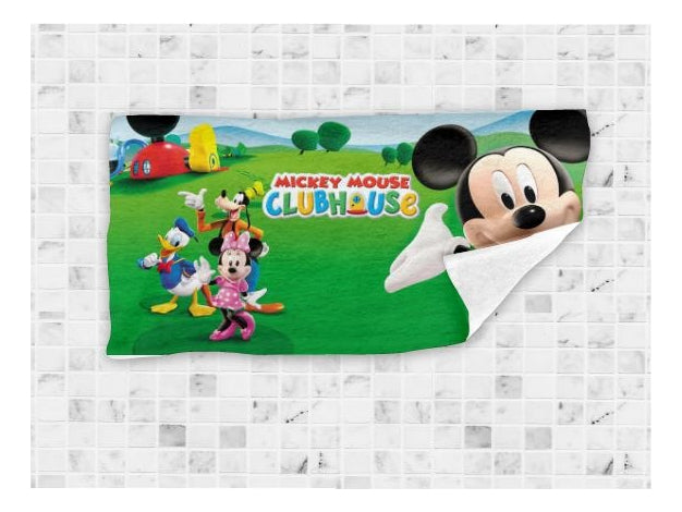Toalla De Baño Premium Micky 1.47x77cm Microfibra