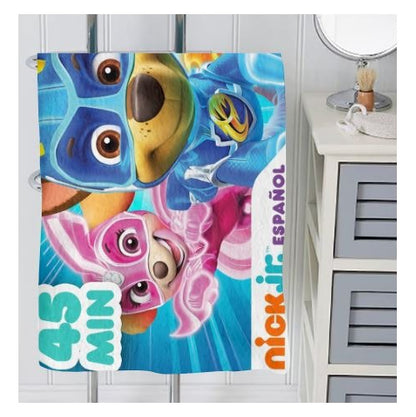 Toalla De Baño Premium Paw Patrol 1.47x77cm Microfibra