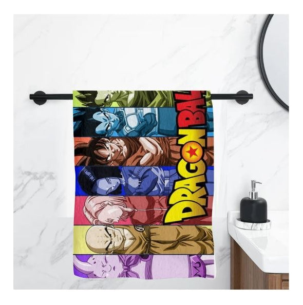 Toalla De Baño Premium Dragonball/goku 1.47x77cm Microfibra